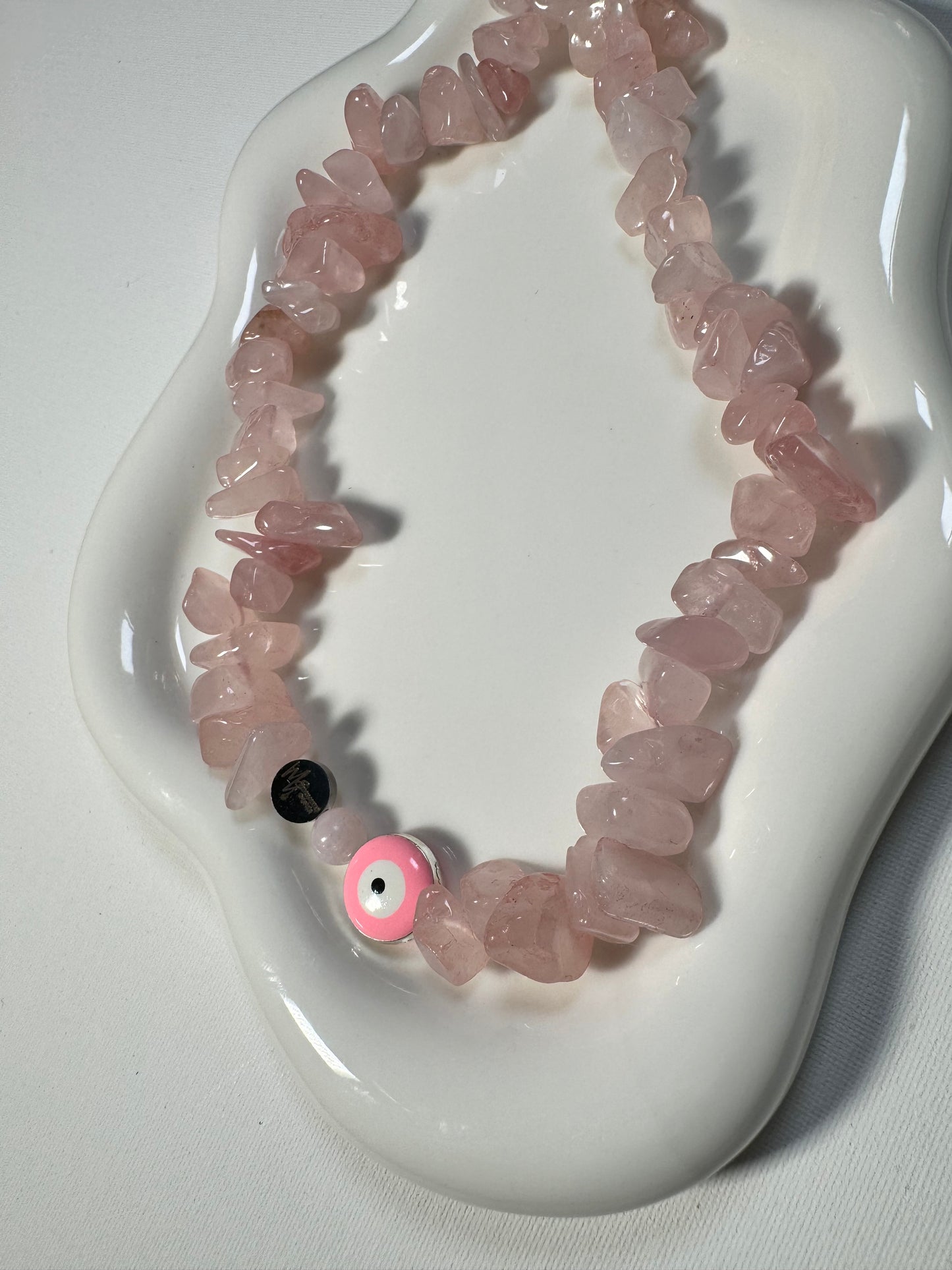 Rose Quartz Choker
