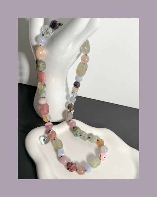 Gemstone Cascade Necklace