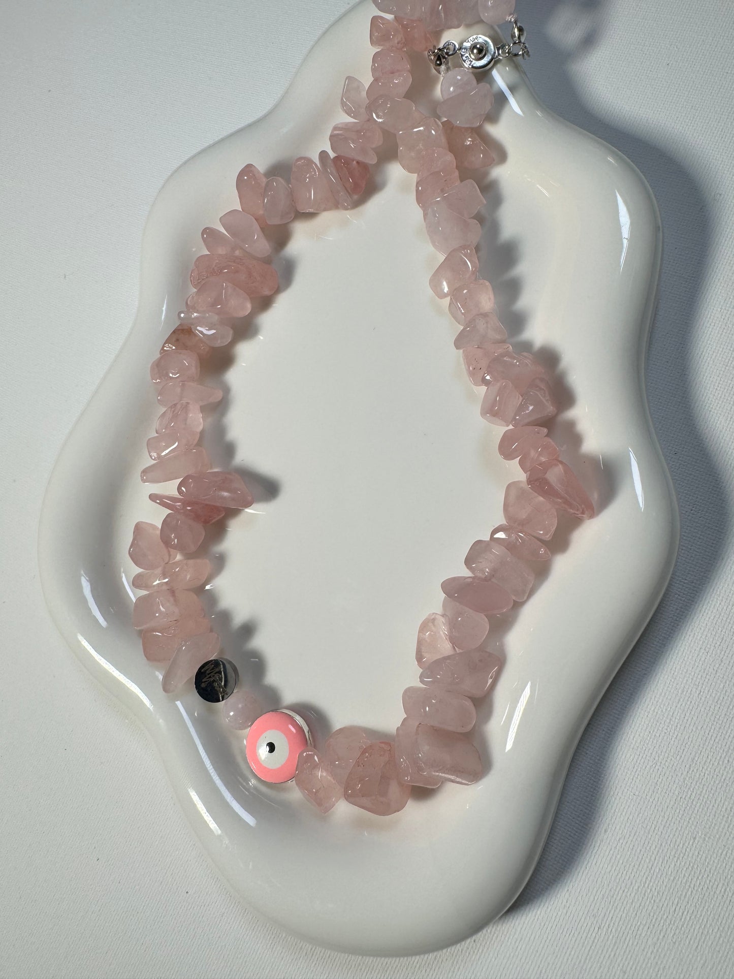 Rose Quartz Choker
