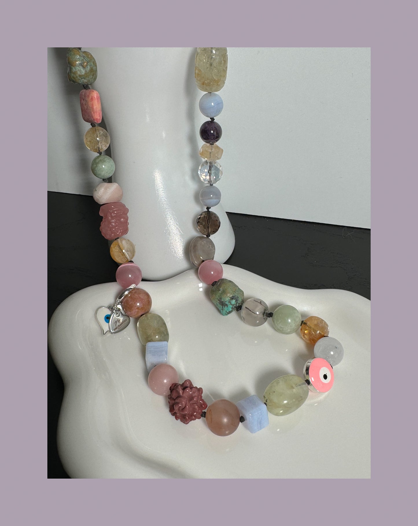 Gemstone Cascade Necklace